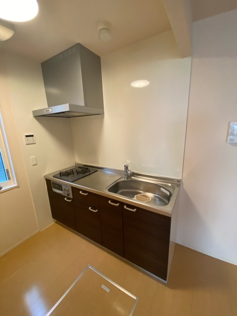 キッチン　２口ガスコンロついてます♪