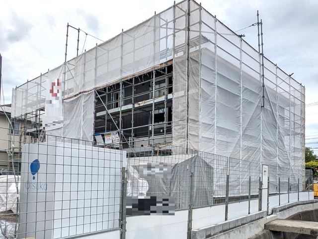 建物外観　建築中
