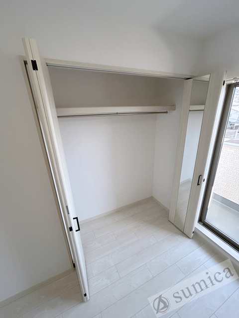 収納　収納力抜群の壁一面のクローゼットです♪♪