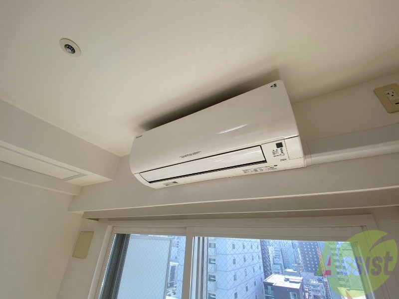 その他設備　エアコンが設置してありますので、寒暖対策もばっちり。