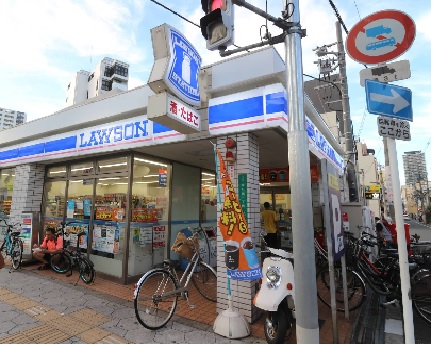 コンビニ　ローソン 鶴橋駅前店（コンビニ）まで378m