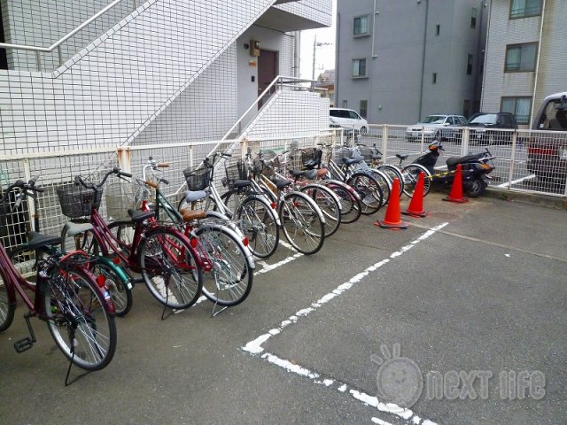その他共有部分　ハイツエフケー相模大野の駐輪場