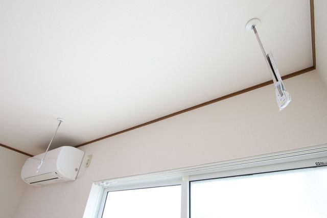 その他設備　室内物干し