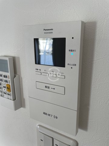 セキュリティ　プリマール阿波座　モニター付きインターホン