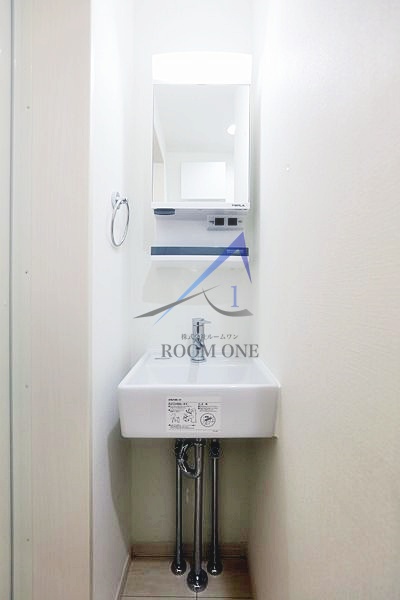 洗面設備　洗面台です。