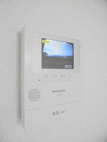セキュリティ　モニター付きインターホンです