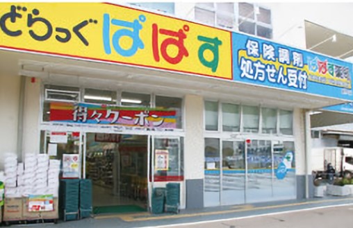 ドラックストア　どらっぐぱぱす晴海店（ドラッグストア）まで889m