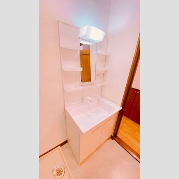 洗面設備　室内写真は別部屋の写真です。