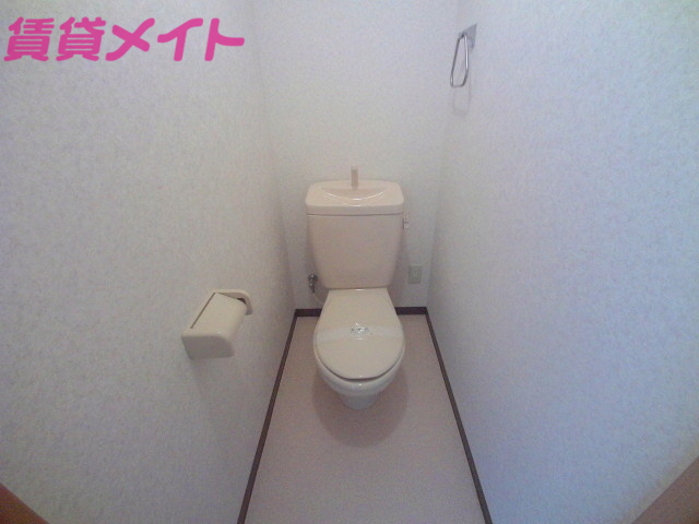 トイレ　トイレ同物件別部屋の写真