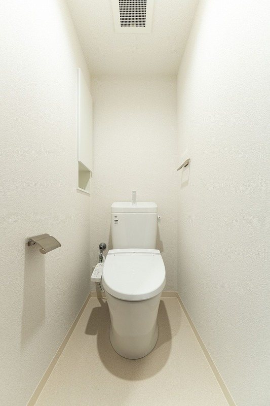 トイレ　温水洗浄便座付きのトイレ♪