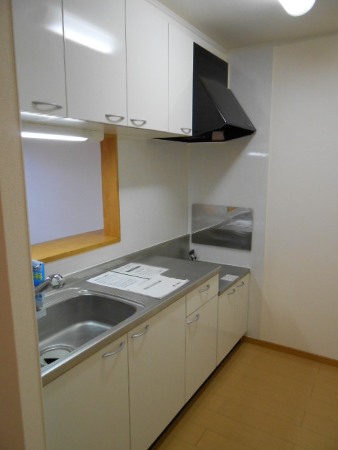 キッチン　対面（カウンター）キッチン・ガスコンロ（２口）対応