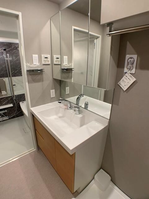 洗面設備　洗面所です