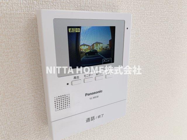 セキュリティ　モニタ付きインターホンを完備◎