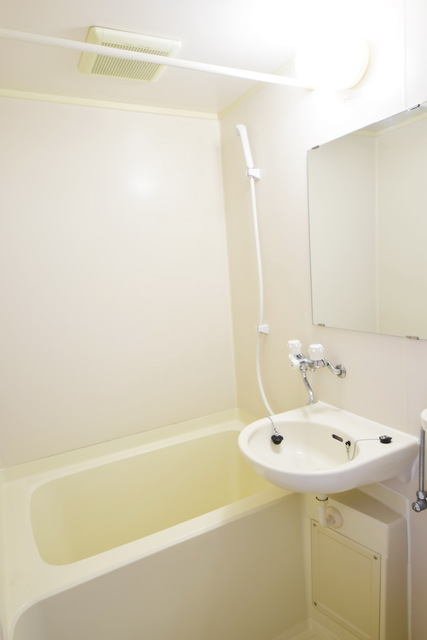 バス・シャワールーム　～シャワー用のカーテンも付けられます～