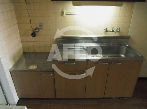 キッチン　沢村マンション　ガス2口コンロ設置可