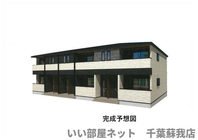 建物外観　先行申込受付中！完成が楽しみですね！