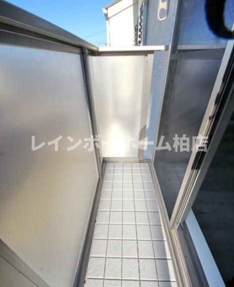 バルコニー　広々としたバルコニーです