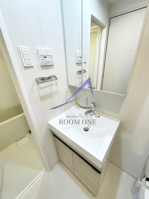 洗面設備　洗面台です。