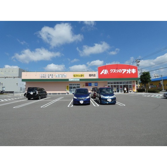 ドラックストア　クスリのアオキ堀内店（ドラッグストア）まで258m