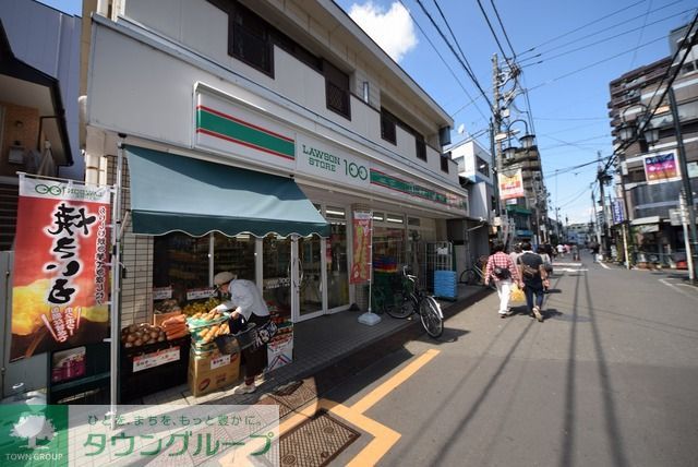 コンビニ　ローソンストア100川越新富町一丁目店（コンビニ）まで130m