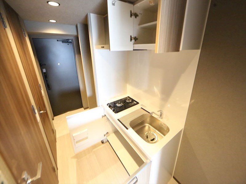 キッチン　システムキッチン（ガス2口コンロ付）