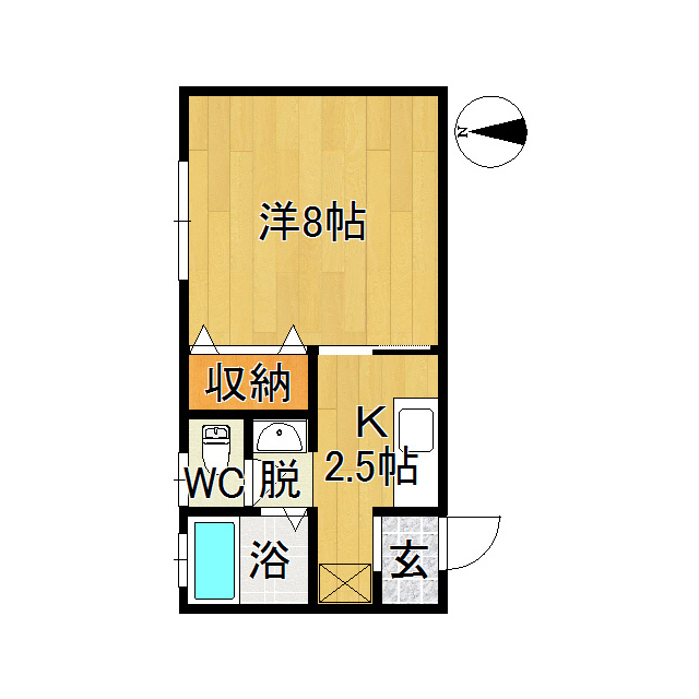 ミーツホイザァ城東B_間取り_0