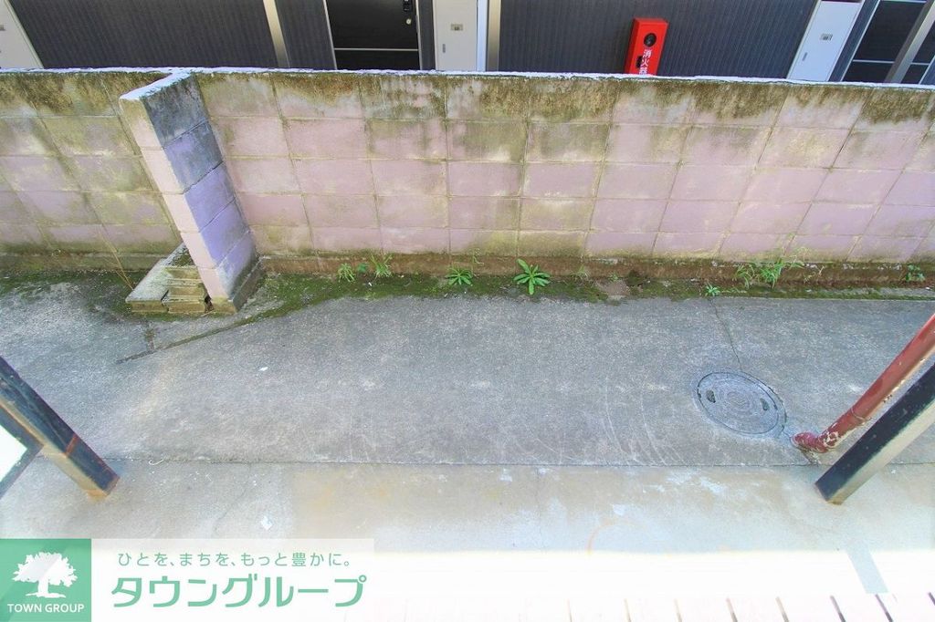 バルコニー　庭