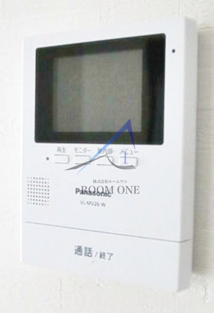 セキュリティ　モニター付きインターホンです。