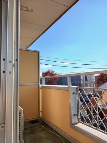 バルコニー　落ち着いた時間を過ごせるバルコニーです
