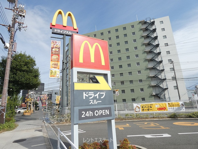 飲食店　マクドナルドあべの筋遠里小野店（飲食店）まで345m