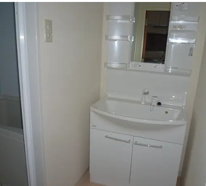 洗面設備　別タイプ部屋　参考写真です