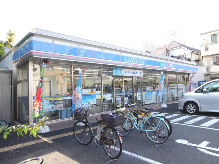 コンビニ　ローソン 中野江原町二丁目店（コンビニ）まで49m