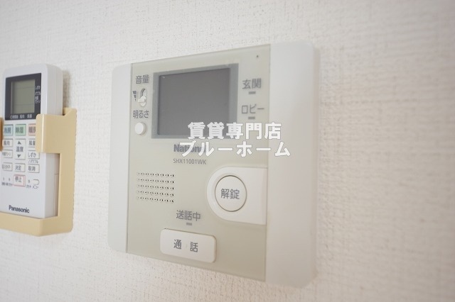セキュリティ　モニター付きインターホン！
