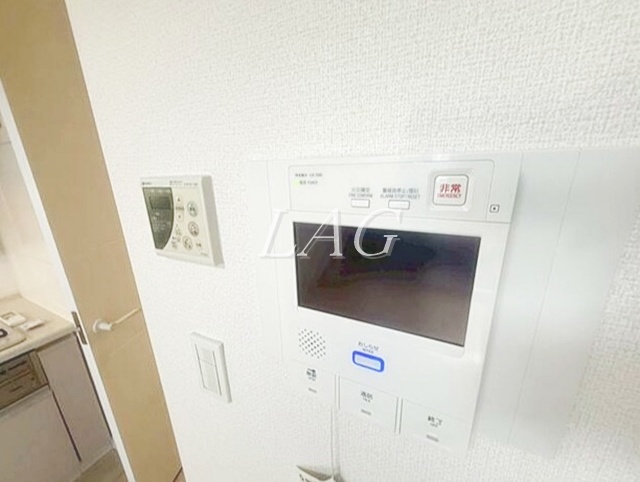セキュリティ　モニター付きインターフォンです。