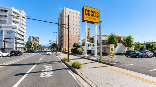 飲食店　ココス 長野柳町店（飲食店）まで455m