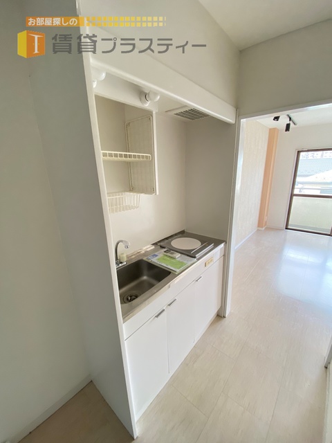 キッチン　一口コンロ完備