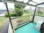 バルコニー　屋根付きバルコニーです