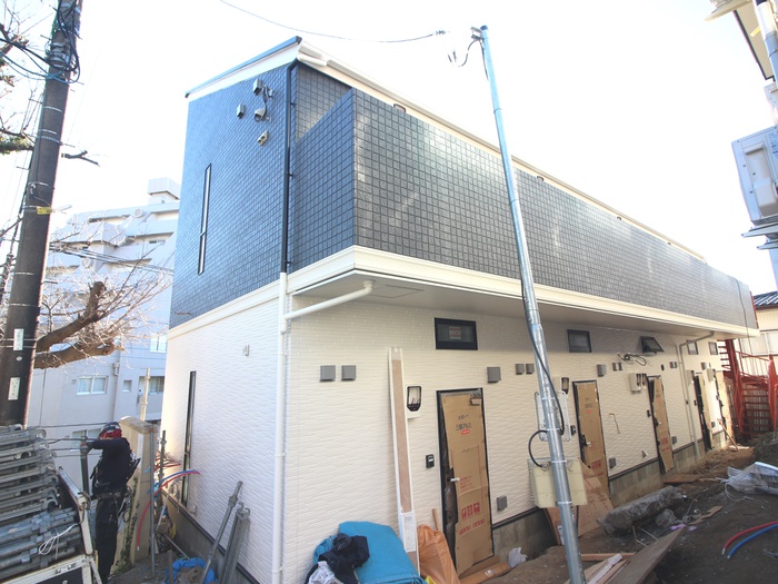 建物外観　建築中
