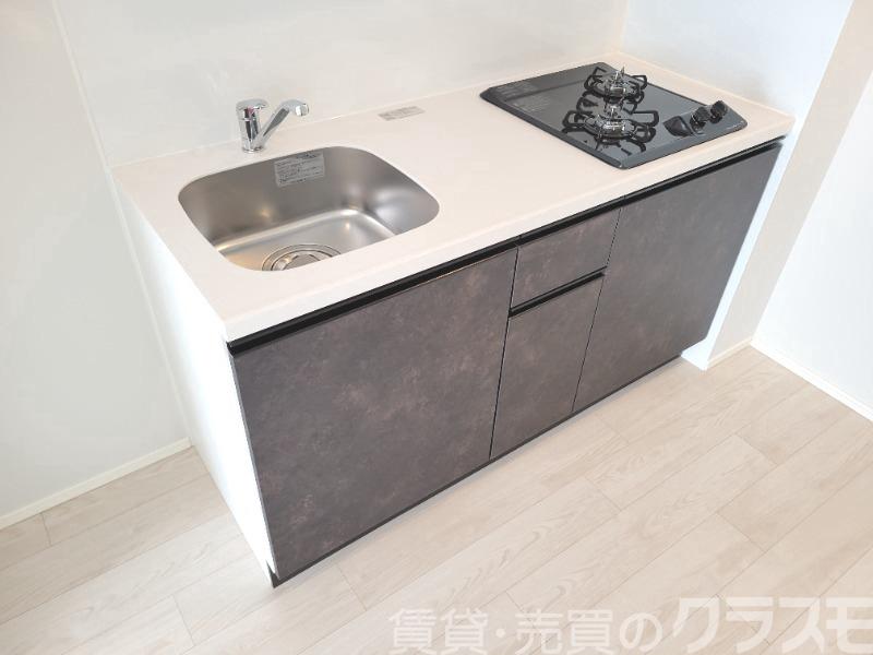 キッチン　２口コンロのシステムキッチン♪