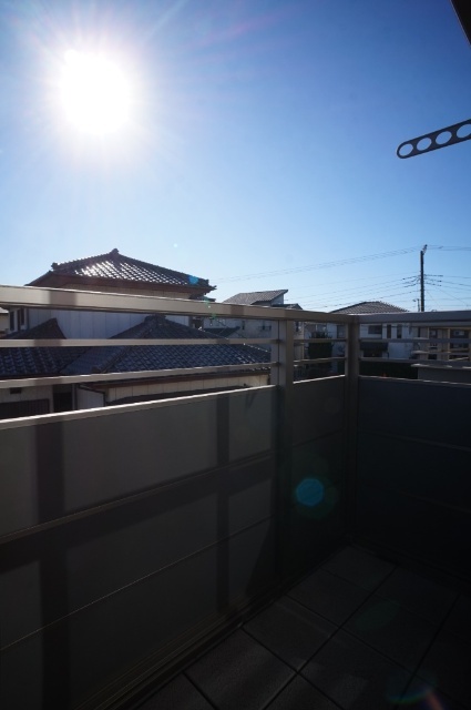 バルコニー　※写真は入居前のものです