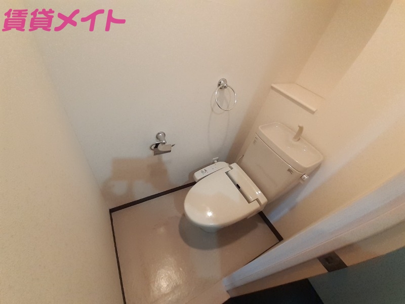トイレ　同物件別部屋の写真