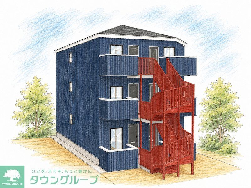 建物外観　防音仕様のQUIETシリーズ物件登場！！外観イメージイラス…