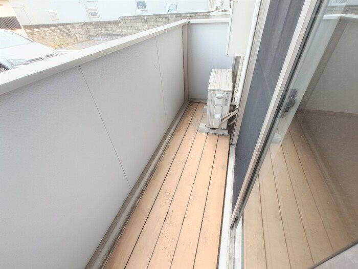 バルコニー　南東向きです。