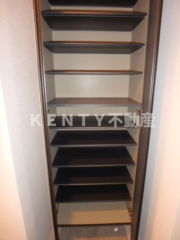玄関　収納もある玄関です