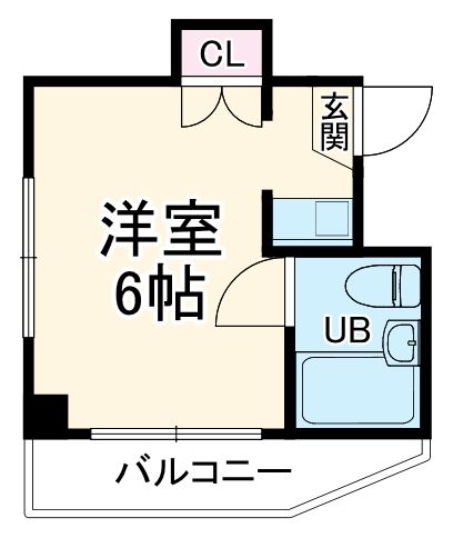 クレストアサカの間取り写真