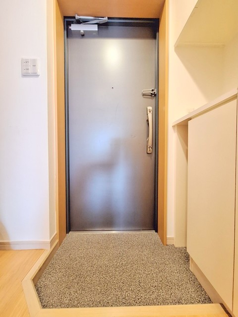玄関　同タイプの別部屋の写真です