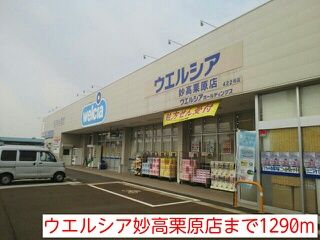 ドラックストア　ウエルシア妙高栗原店（ドラッグストア）まで1290m
