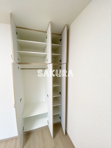 収納　お荷物の多い方でも安心のクローゼット付き♪