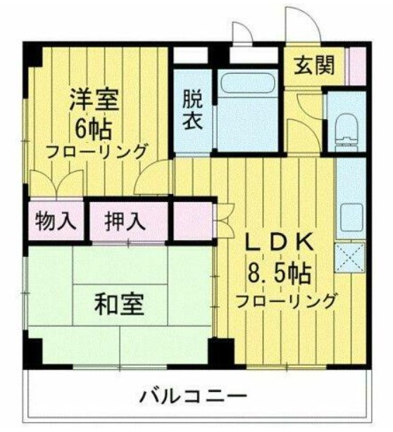 田端シティークレストの間取り写真