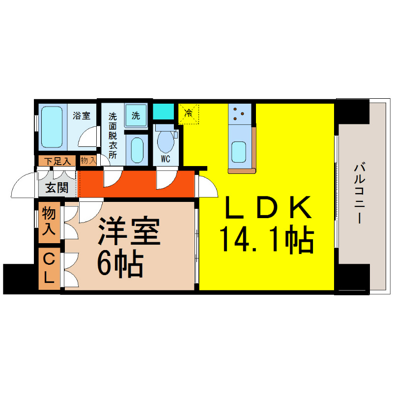 KAMIMAEZU RISEの間取り写真